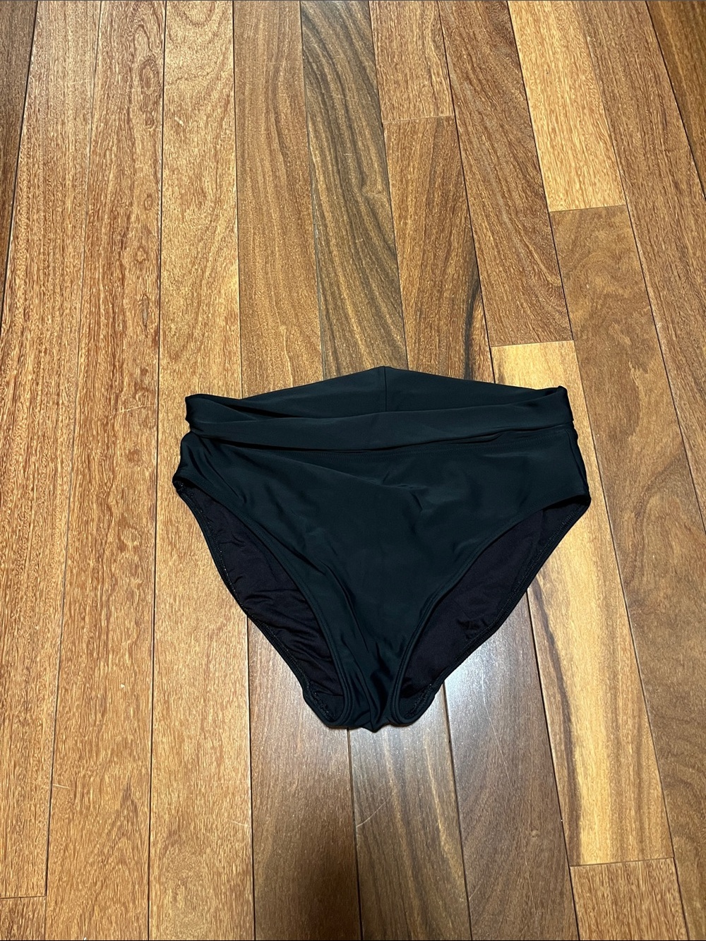 Seafolly Black High-Waist Bikini Bottoms